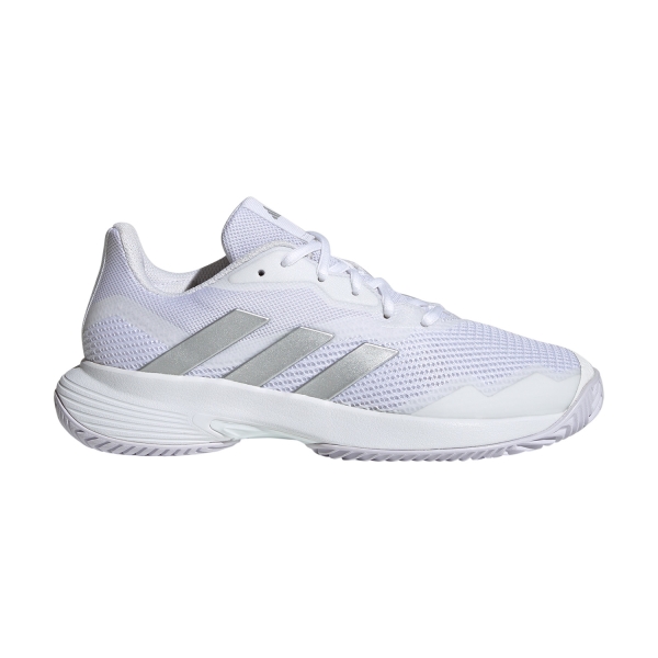 Women`s Tennis Shoes adidas Courtjam Control  Cloud White/Silver Metallic HQ8473
