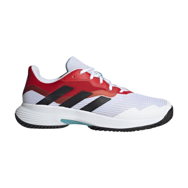 adidas CourtJam Control - Ftwr White/Core Black/Better Scarlet