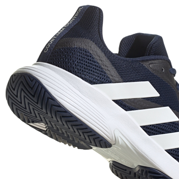 adidas CourtJam Control - Team Navy Blue 2/Ftwr White