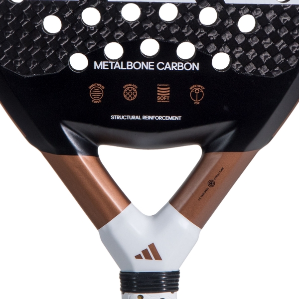 adidas Metalbone Carbon Padel - Black/Bronze/White