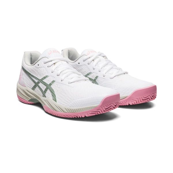 Asics Gel Game 9 Padel - White/Slate Grey