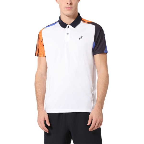 Polo Tennis Uomo Australian Australian Ace Blaze Polo  Bianco  Bianco TEUPO0021002