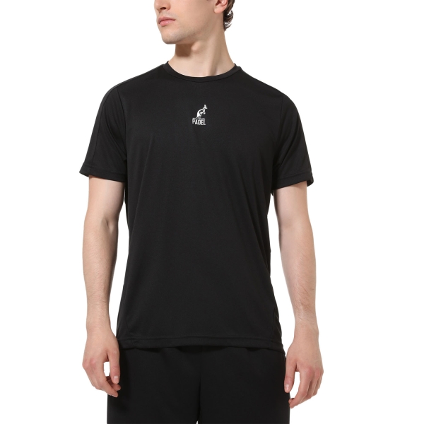 Maglietta Tennis Uomo Australian Australian Ace Holi Camiseta  Nero  Nero PAUTS0011003