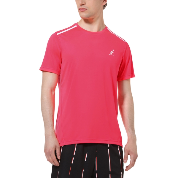 Maglietta Tennis Uomo Australian Australian Ace Camiseta  Psyco Red  Psyco Red TEUTS0002419A