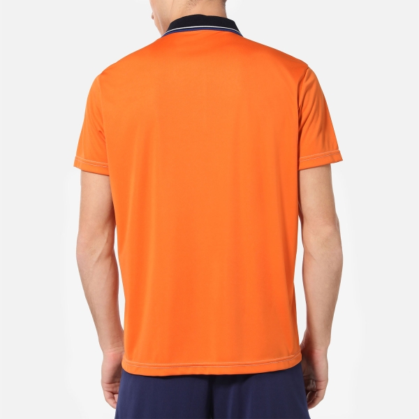 Australian Ace Technical Polo - Orange/Blu