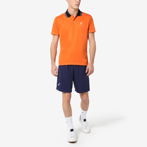 Australian Ace Technical Polo - Orange/Blu