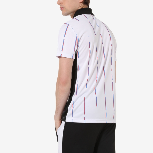 Australian Stripe Ace Polo - Bianco