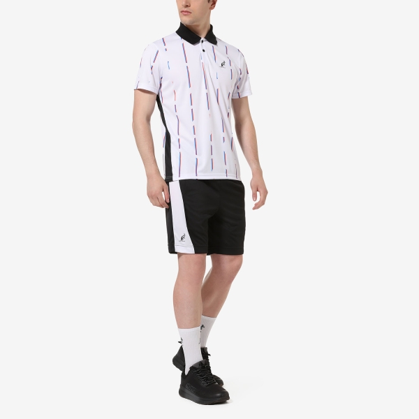 Australian Stripe Ace Polo - Bianco