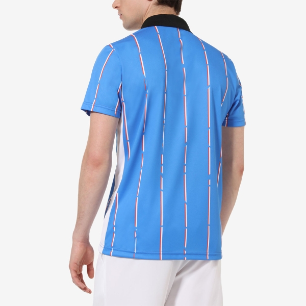 Australian Stripe Ace Polo - Blu Zaffiro