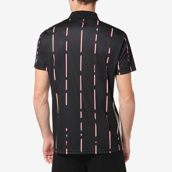 Australian Stripe Ace Polo - Nero