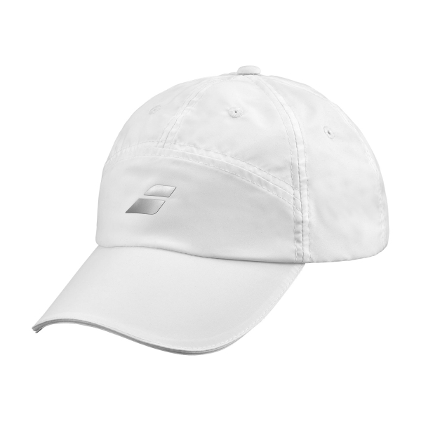 Tennis Hats and Visors Babolat Logo Cap  White 5UA12261000