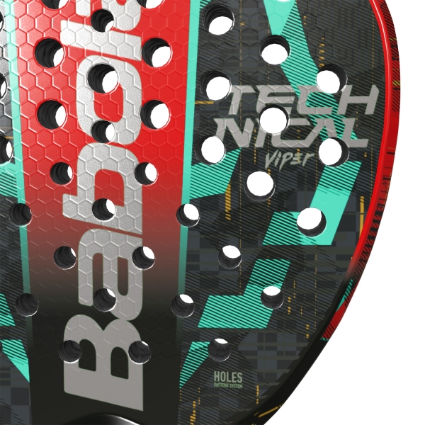 Babolat Technical Viper Juan Lebrón Padel - Rosso/Nero/Blu