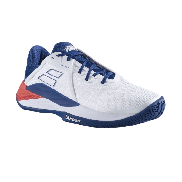 Babolat Propulse Fury 3 All Court - White/Estate Blue