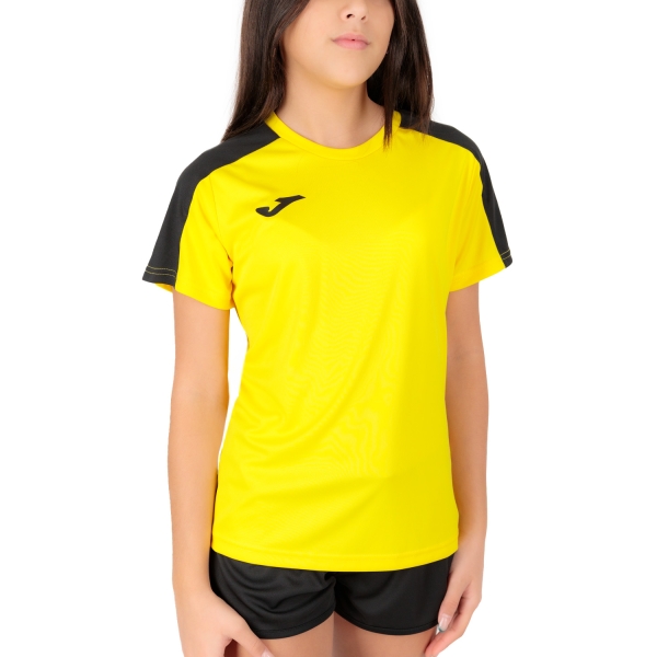 Top and Shirts Girl Joma Academy III TShirt Girls  Yellow/Black 901141.901