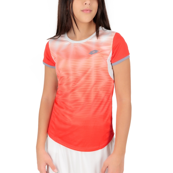Top and Shirts Girl Lotto Top IV 2 TShirt Girl  Red Poppy/Bright White 2173639AO
