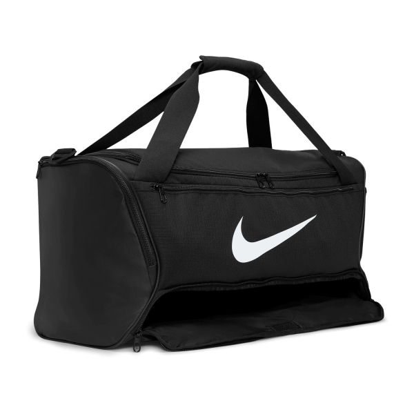 Nike Brasilia 9.5 Medium Duffle - Black/White