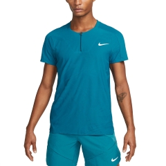 Nike Court Dri-FIT ADV Slam Polo - Green Abyss/White