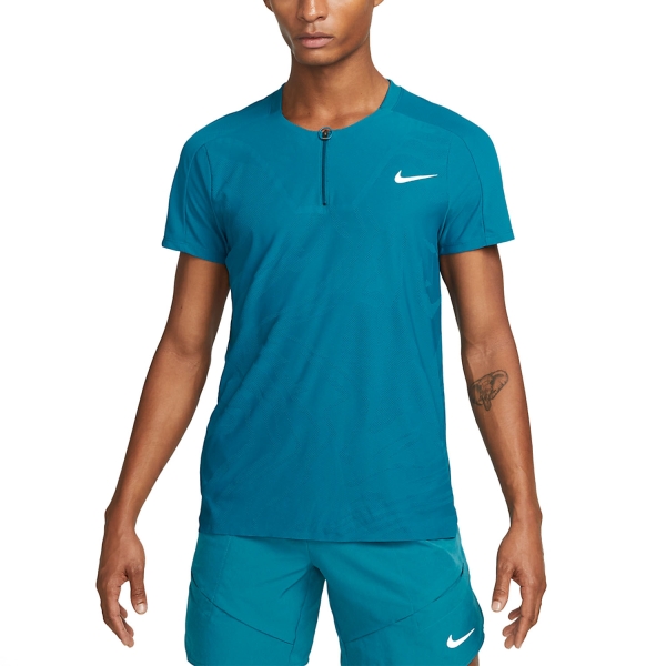 Men's Tennis Polo Nike Court DriFIT ADV Slam Polo  Green Abyss/White DR6591301