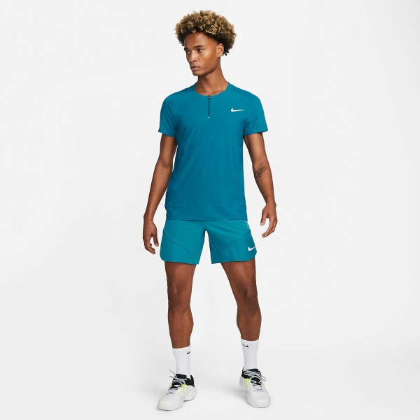 Nike Court Dri-FIT ADV Slam Polo - Green Abyss/White