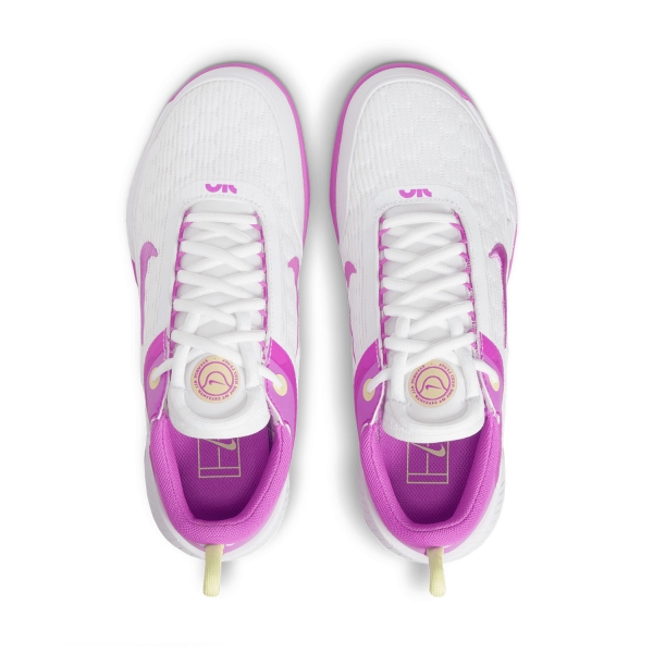 Nike Court Zoom NXT HC - White/Fuchsia Dream/Citron Tint