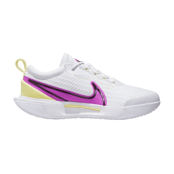 Women`s Tennis Shoes Nike Court Zoom Pro HC  White/Fuchsia Dream/Citron Tint/Earth DV3285101