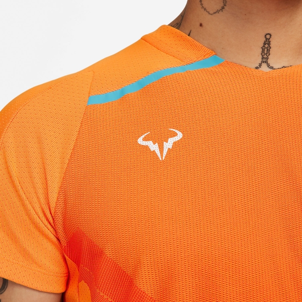 Nike Dri-FIT ADV Rafa T-Shirt - Vivid Orange/White