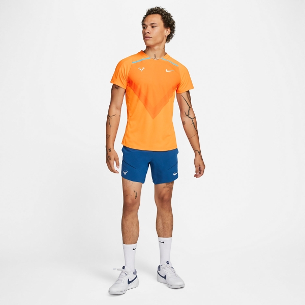Nike Dri-FIT ADV Rafa T-Shirt - Vivid Orange/White