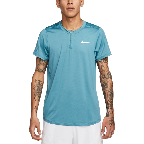 Nike Dri FIT Advantage Men s Tennis Polo Mineral Teal White