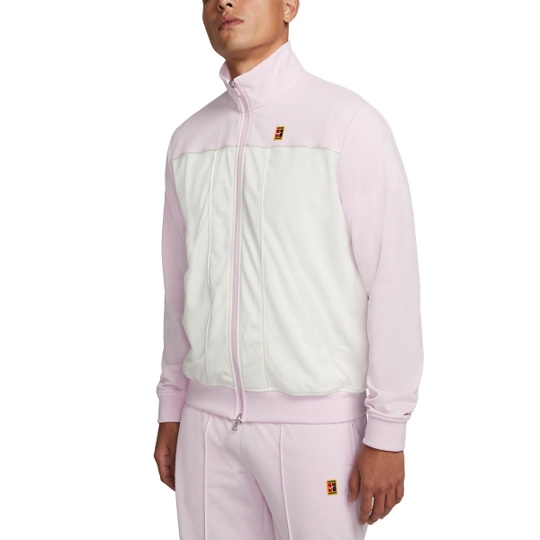 Men's Tennis Jackets Nike Heritage Jacket  Pink Foam/Sail DC0620663