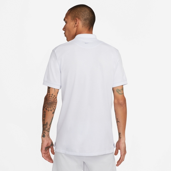 Nike Rafa Logo Polo - Football Grey/Cobalt Bliss/Bright Cactus