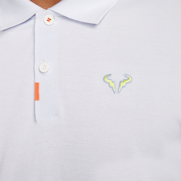Nike Rafa Logo Polo - Football Grey/Cobalt Bliss/Bright Cactus