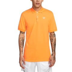 Nike Rafa Logo Polo - Vivid Orange/White/Baltic Blue
