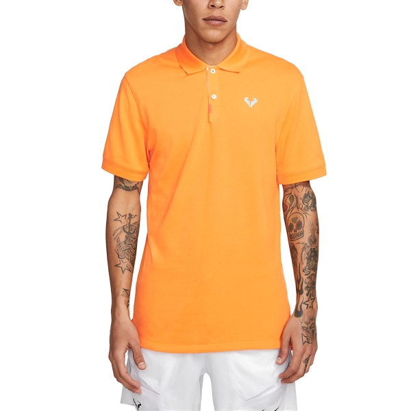 Men's Tennis Polo Nike Rafa Logo Polo  Vivid Orange/White/Baltic Blue DD8532836