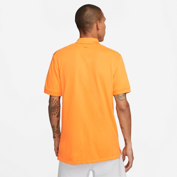 Nike Rafa Logo Polo - Vivid Orange/White/Baltic Blue