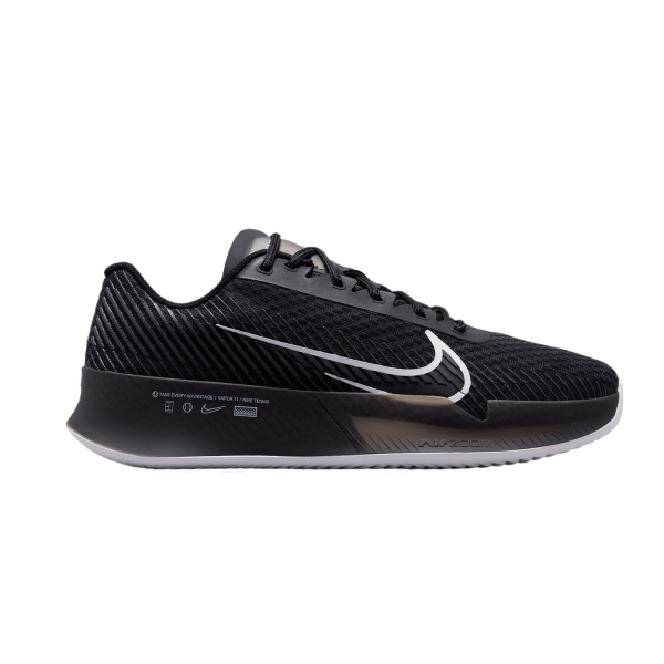 Calzado Tenis Mujer Nike Zoom Vapor 11 Clay  Black/White/Anthracite DV2015001