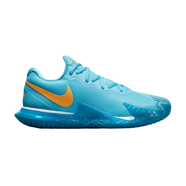 Men`s Tennis Shoes Nike Air Zoom Vapor Cage 4 Rafa HC  Baltic Blue/Vivid Orange/Green Abyss DD1579400