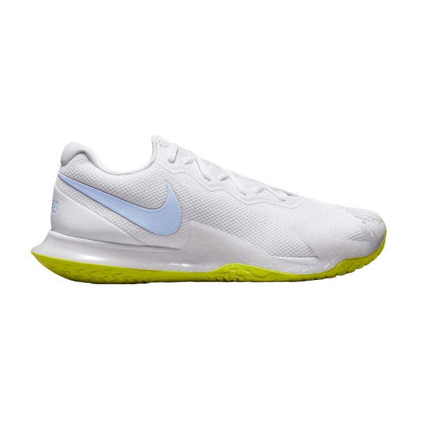 Men`s Tennis Shoes Nike Air Zoom Vapor Cage 4 Rafa HC  White/Cobalt Bliss/Bright Cactus DD1579102