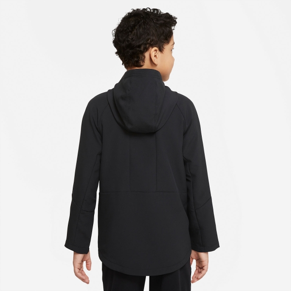 Nike Dri-FIT Woven Chaqueta Niño - Black/White