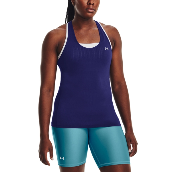 Under Armour HeatGear Armour Canotta Tennis Donna - Sonar Blue