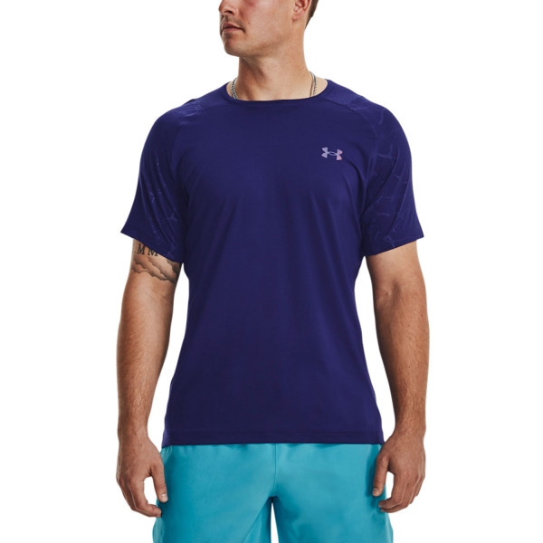 Under Armour Rush Emboss Men's Tennis T-Shirt - Varsity Blue