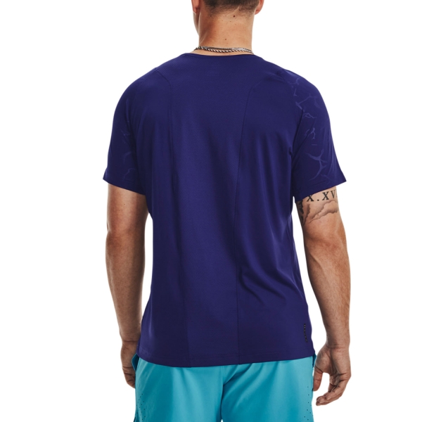 Under Armour Rush Emboss T-Shirt - Sonar Blue/Black