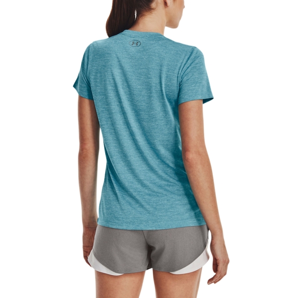 Under Armour Tech Twist Maglietta da Tennis Donna Glacier Blue