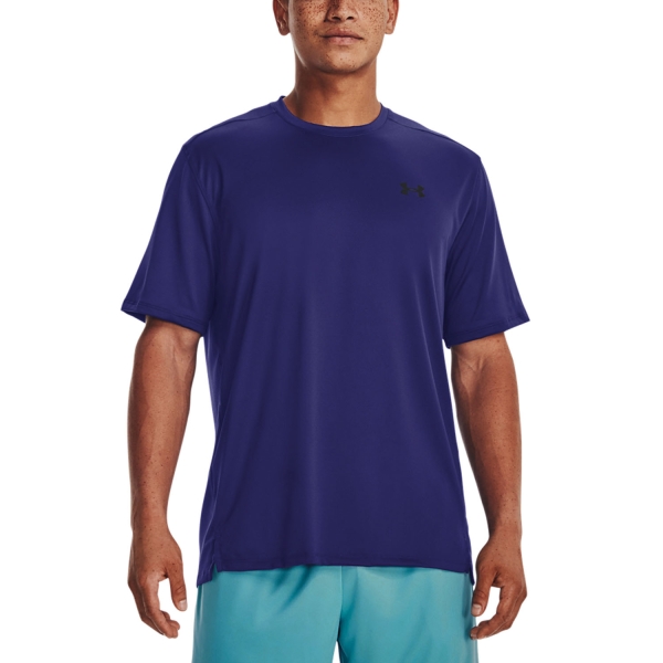 Maglietta Tennis Uomo Under Armour Under Armour Tech Vent TShirt  Sonar Blue/Black  Sonar Blue/Black 13767910468