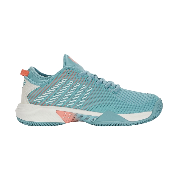 Women`s Tennis Shoes KSwiss Hypercourt Supreme Clay  Nile Blue/Blanc De Blanc/Desert Flower 96617407M