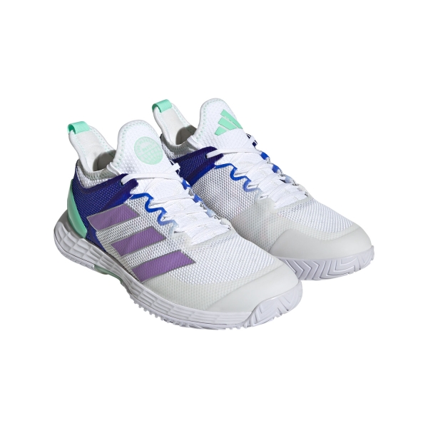 adidas Adizero Ubersonic 4 - Ftwr White/Violet Fusion/Silver Met