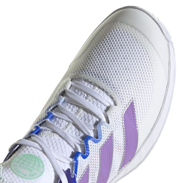 adidas Adizero Ubersonic 4 - Ftwr White/Violet Fusion/Silver Met