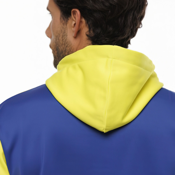 Drop Shot Rayco Hoodie - Blanco/Amarillo