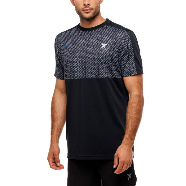 Maglietta Tennis Uomo Drop Shot Drop Shot Tech Ancor JDM Camiseta  Negro  Negro DT271305