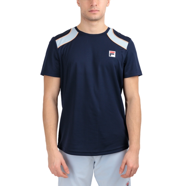 Maglietta Tennis Uomo Fila Filou Maglietta  Navy AOM239102E1500