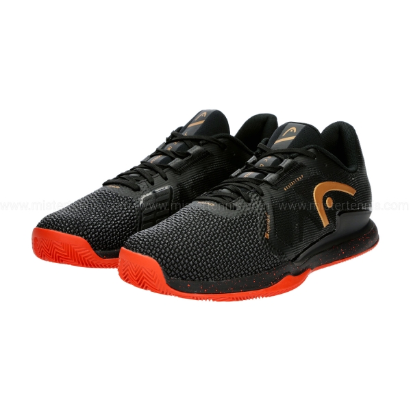 Head Sprint Pro 3.5 SF Clay - Black/Orange